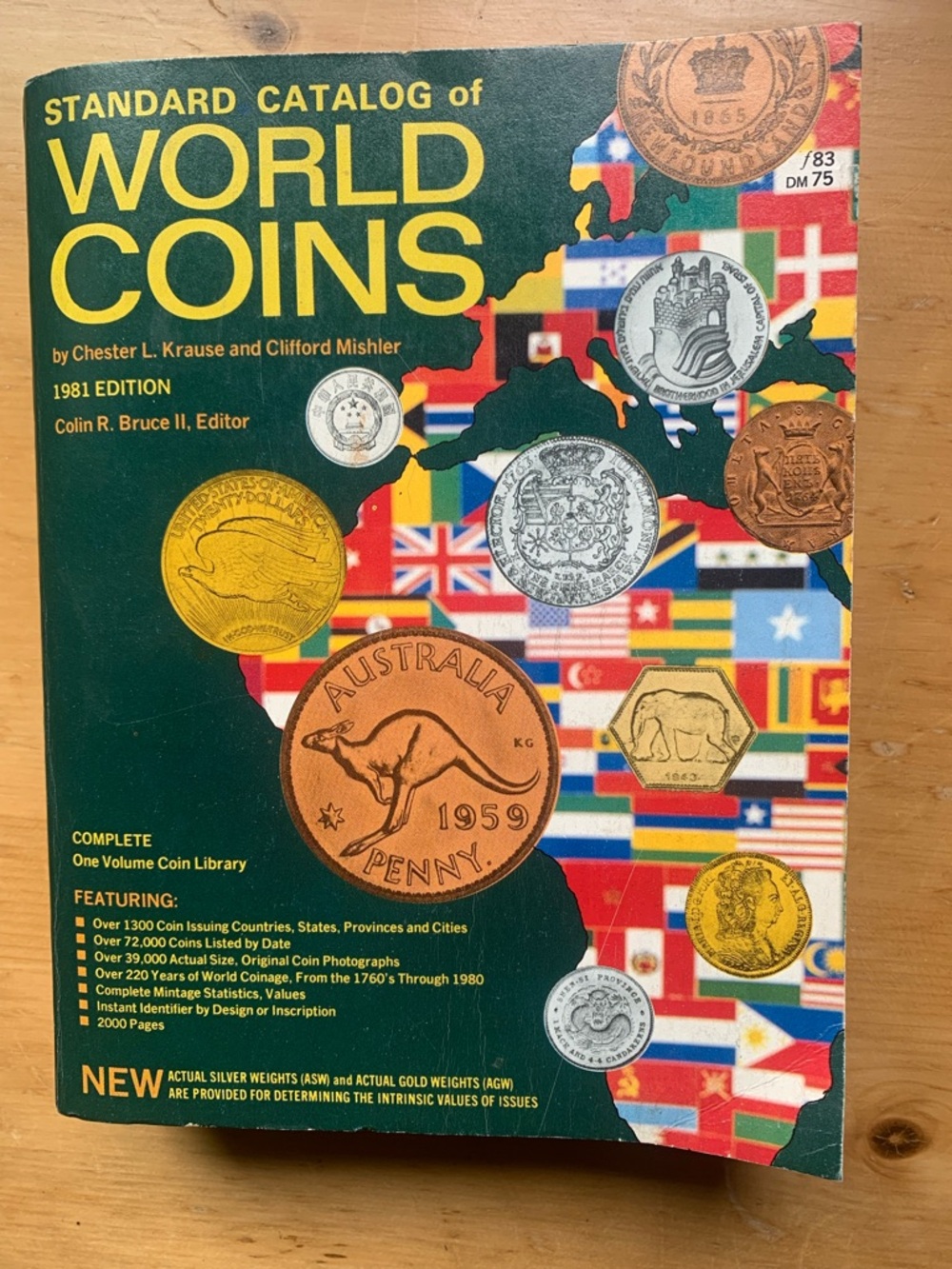 Standard Catalog of World Coins 1981 Edition - Dark Green Cover